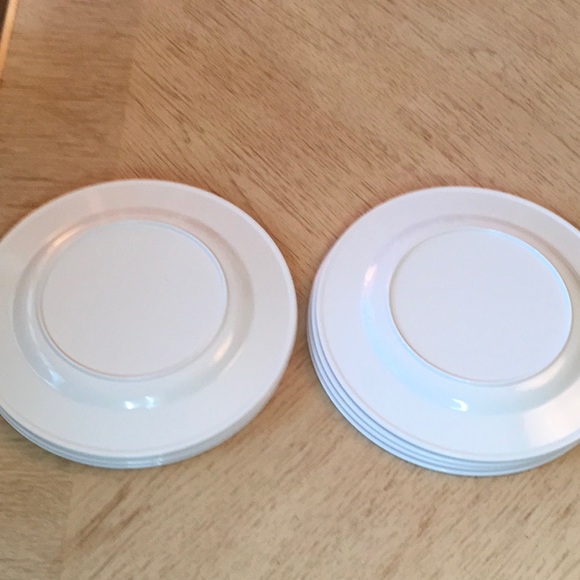 Harvest Melamine Salad/Desert Plates - Belk Collectible Pumpkin Truck Plates (8) - Picture 3 of 6